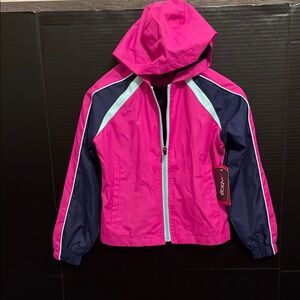BCG Pink and Blue Wind suit- Lightweight Water-Resistant
